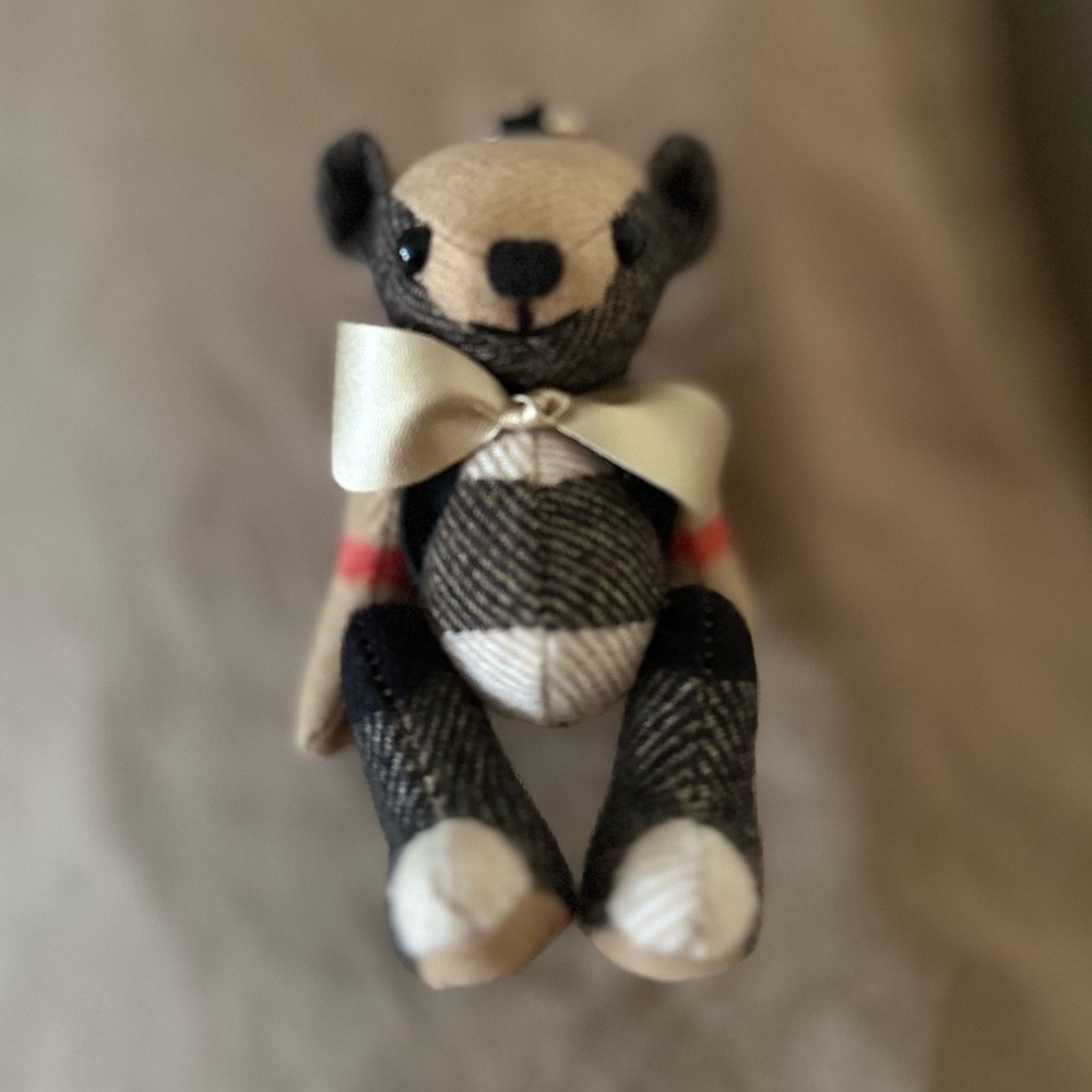 Burberry Bear Keychain with tags
